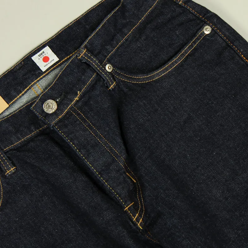 Edwin Regular Tapered Kaihara Stretch - Blue Rinsed-3